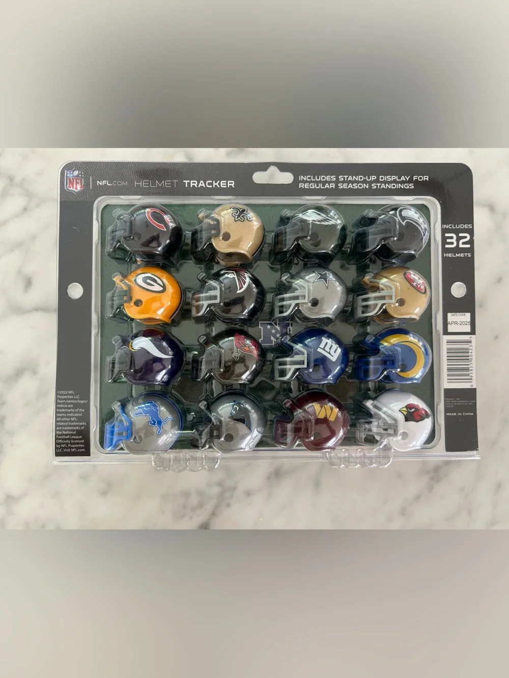 NFL Mini Helmet Tracker: All 32 teams! Brand new!